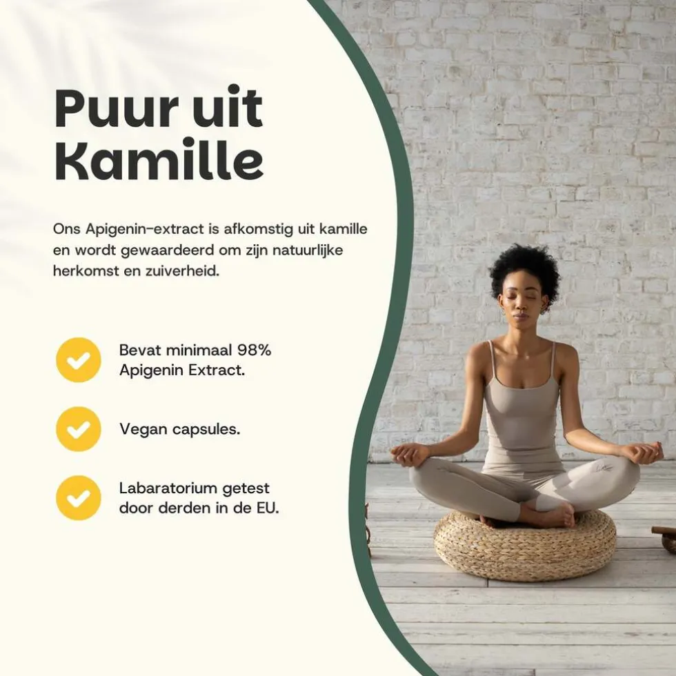 20% korting | Cupplement Apigenin Extract Capsules 100 mg