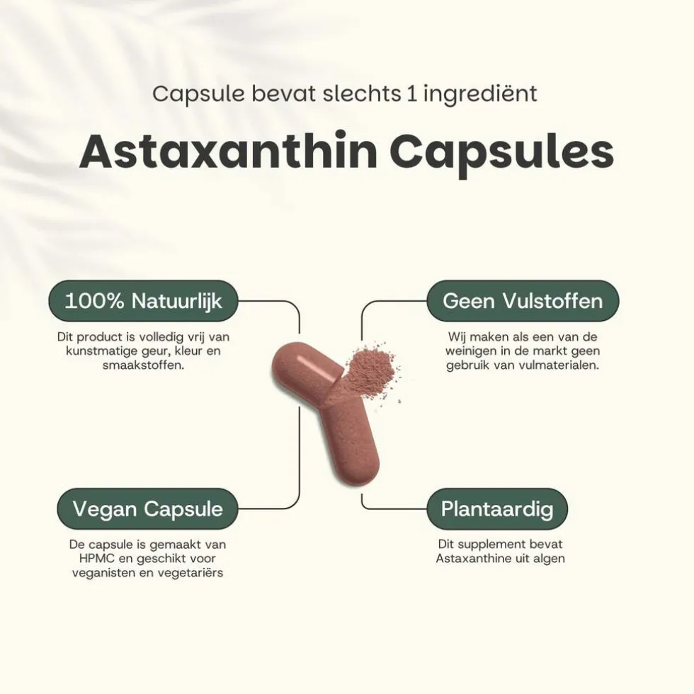 20% korting | Cupplement Astaxanthine Capsules 8 mg