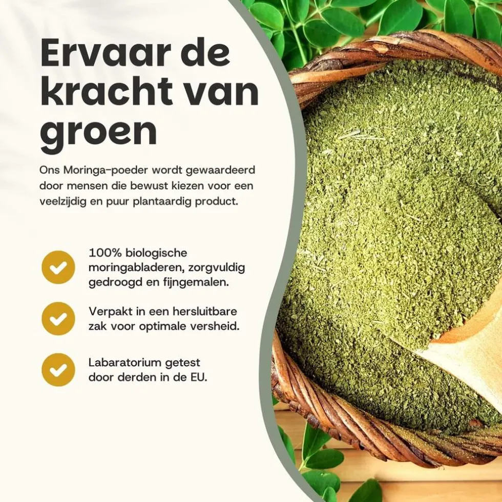 30% korting | Cupplement Combideal Moringa Poeder Biologisch