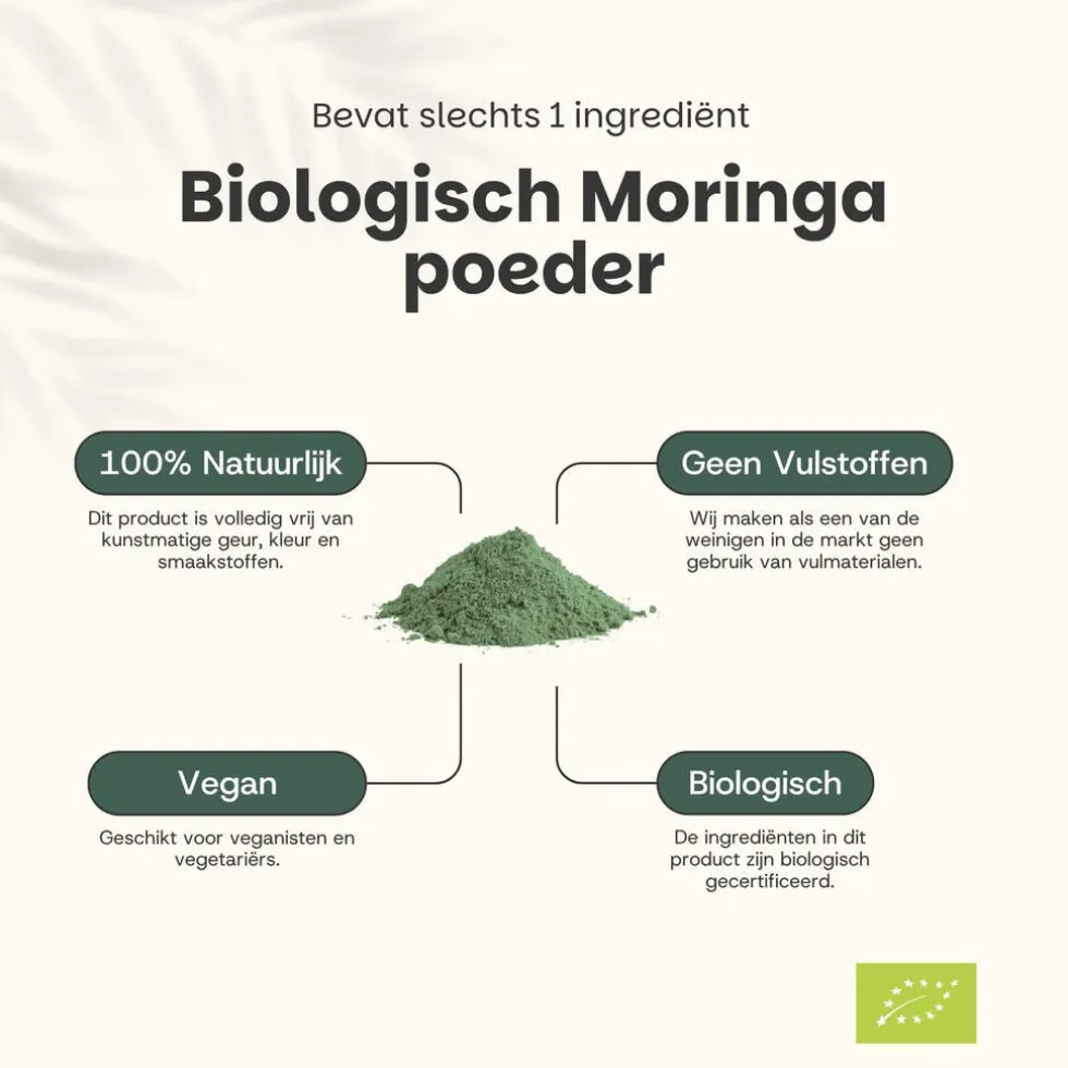 30% korting | Cupplement Combideal Moringa Poeder Biologisch