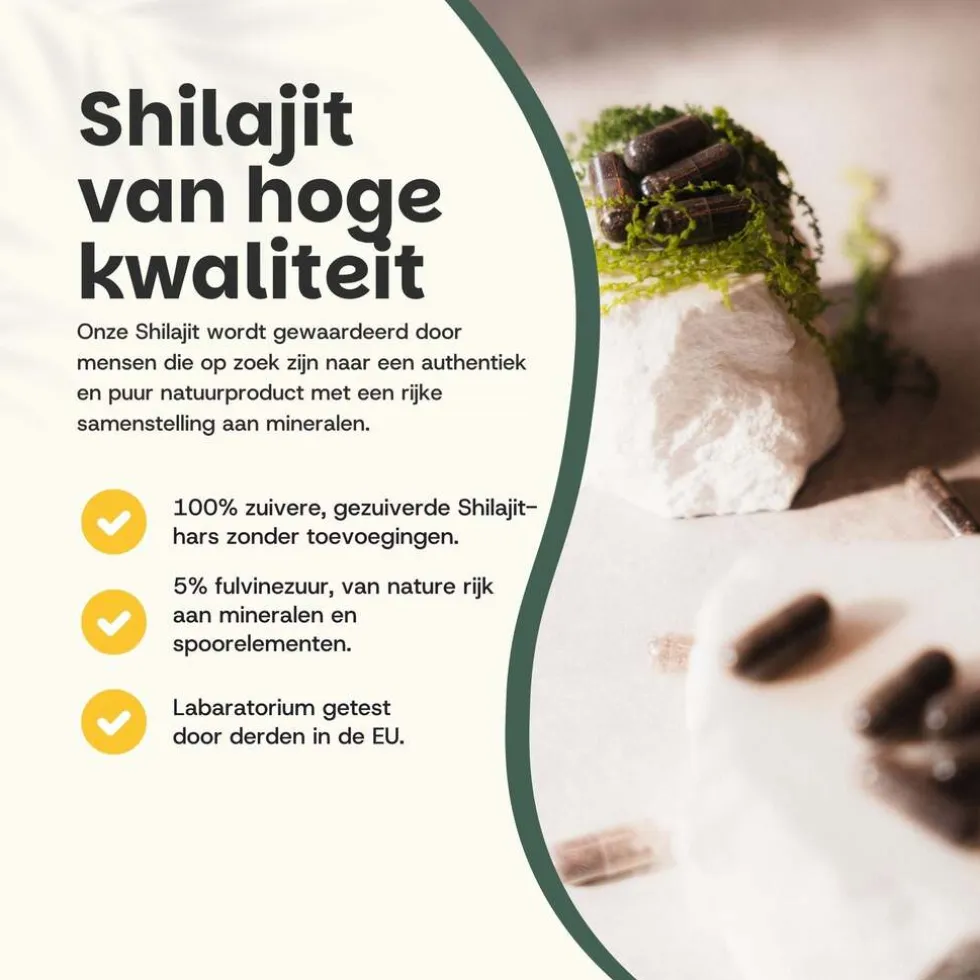 10% korting | Cupplement Combideal Shilajit Extract (5%) Capsules 500 mg