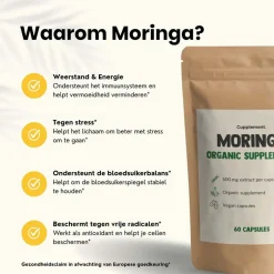 20% korting | Cupplement Moringa Capsules 500 mg Biologisch