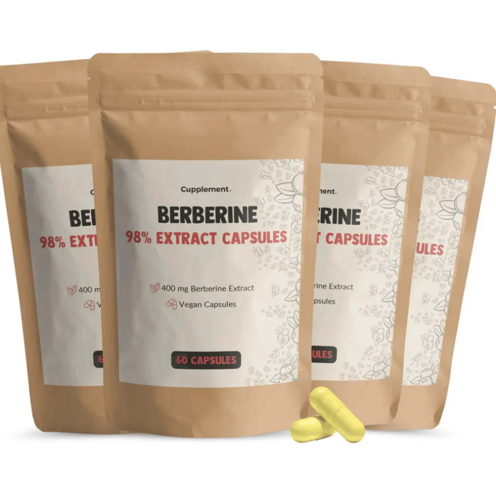 45% korting | Cupplement Multipack Berberine Extract Capsules 400 mg