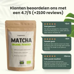25% korting | Cupplement Multipack Matcha Thee Poeder Biologisch