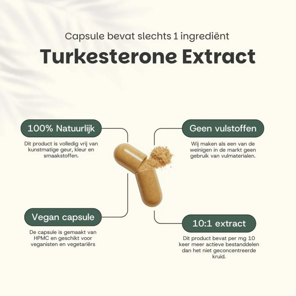 45% korting | Cupplement Multipack Turkesterone Capsules 500 mg