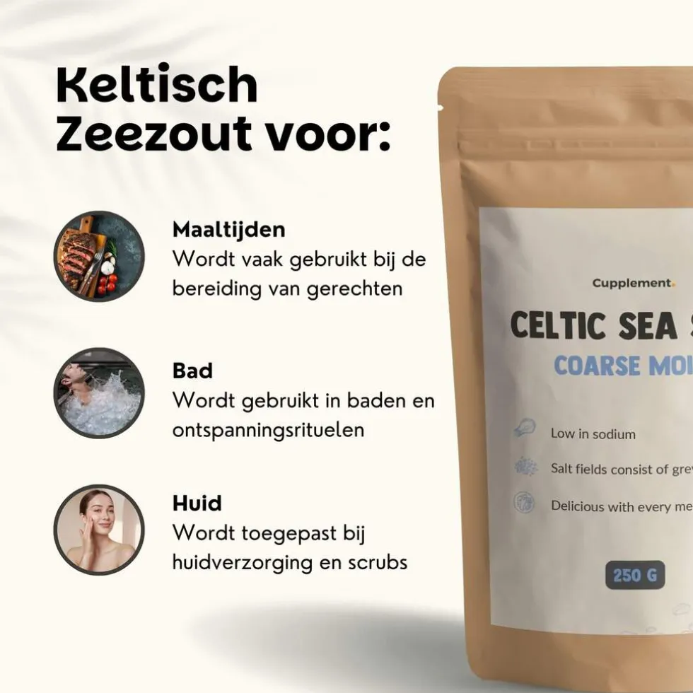45% korting | Cupplement Multipack Keltisch Zeezout