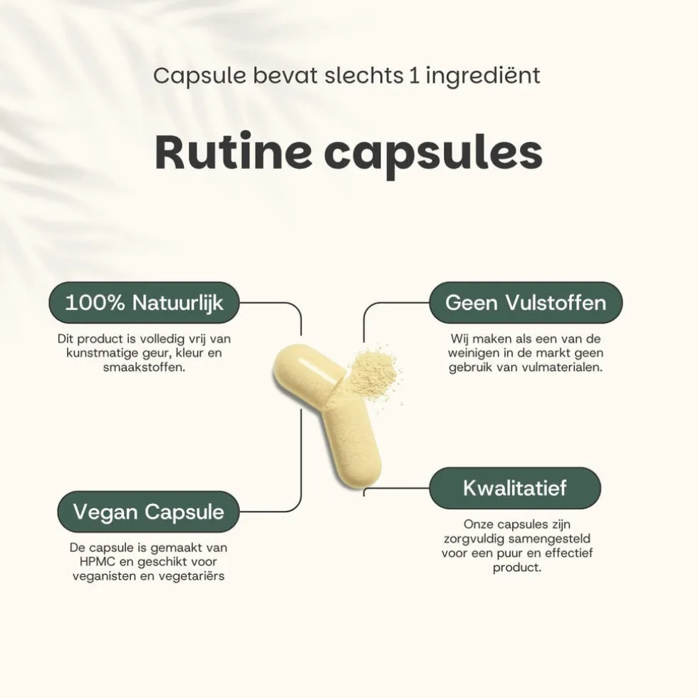 20% korting | Cupplement Rutine Capsules 500 mg
