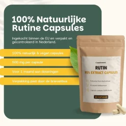 20% korting | Cupplement Rutine Capsules 500 mg