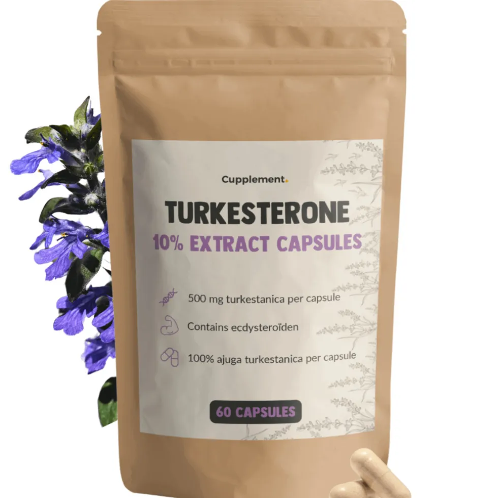 20% korting | Cupplement Turkesterone Capsules 500 mg