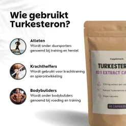 20% korting | Cupplement Turkesterone Capsules 500 mg