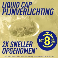 Advil Reliva Forte 400mg Liquid-Caps