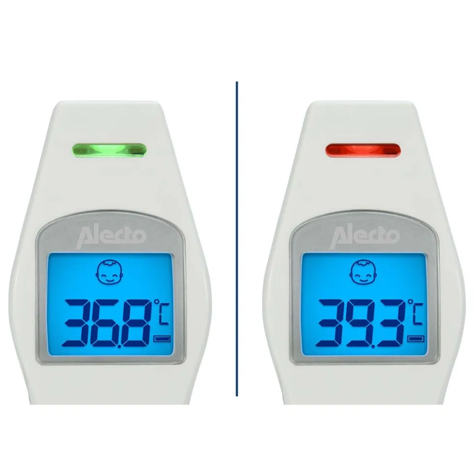 Alecto BC-37 - Voorhoofdthermometer, infrarood, wit