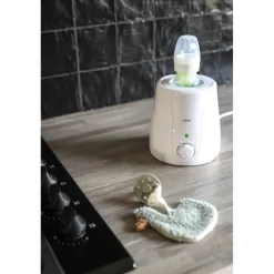Alecto BW-70 - Flessenwarmer geschikt voor ieder flesje en potje - Snel en gemakkelijk in gebruik - Wit