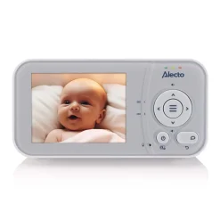 Alecto DVM2028 Babyfoon met camera met Nachtzicht, temperatuurweergave en tot 19 uur stand-bytijd