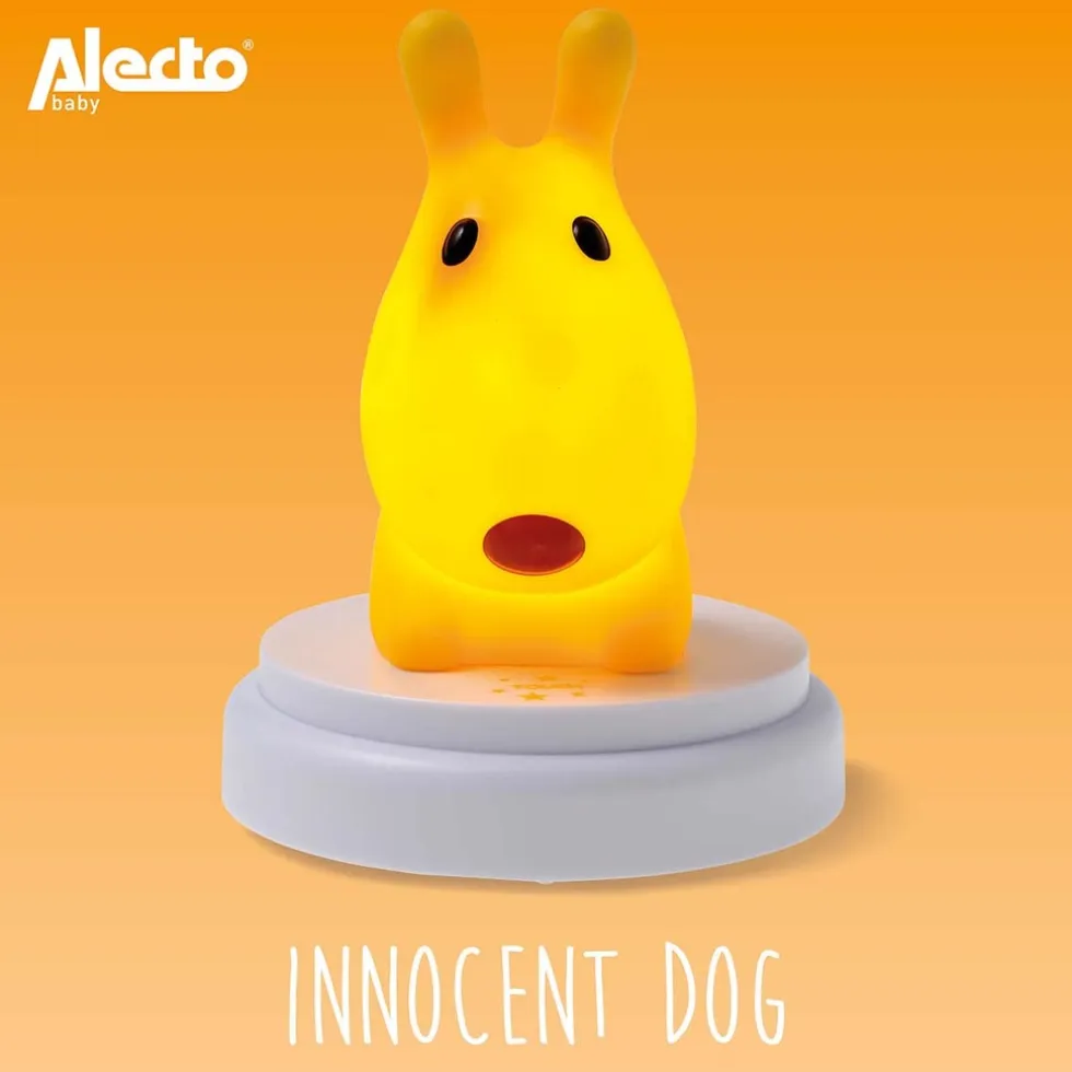 Alecto INNOCENT DOG - LED nachtlampje, hond, geel