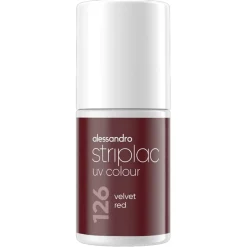 Alessandro Striplac UV Colour 126 Velvet Red Nagellak