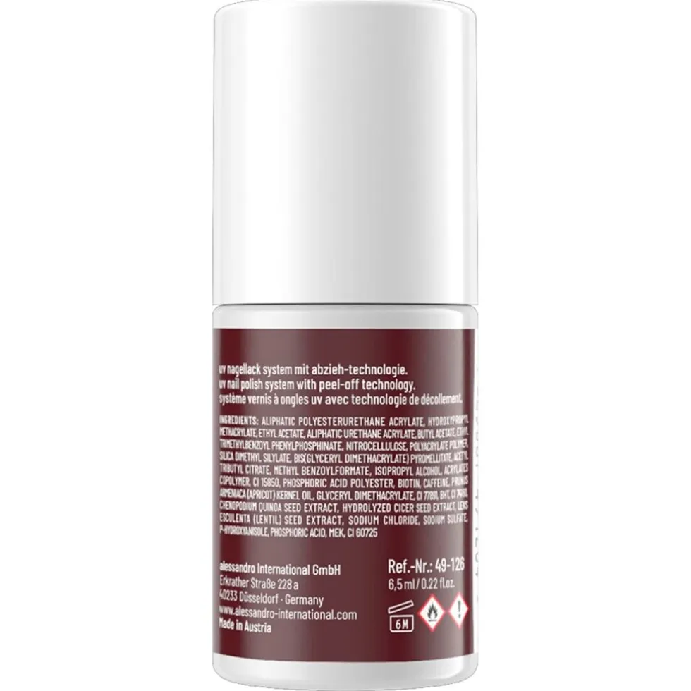Alessandro Striplac UV Colour 126 Velvet Red Nagellak