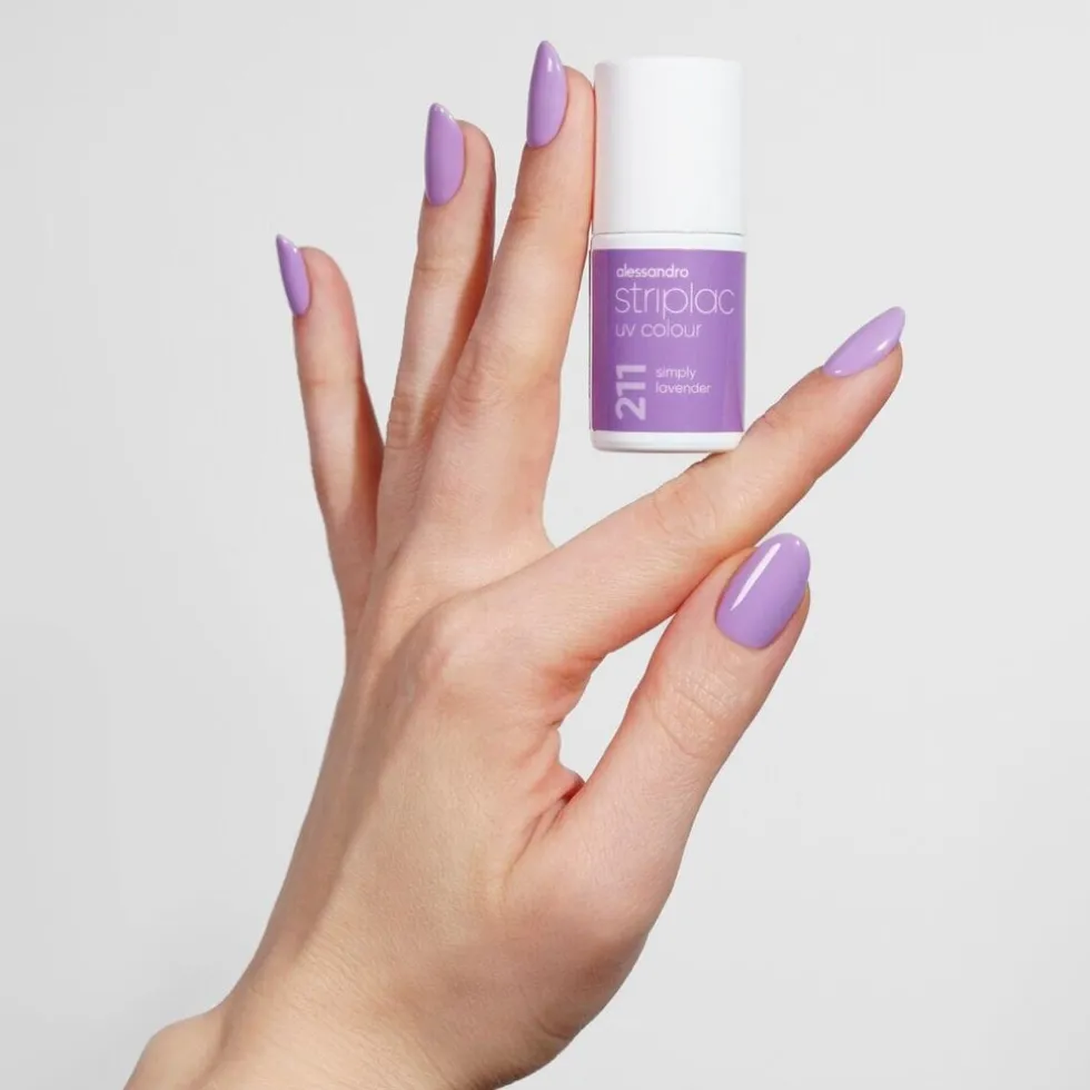 Alessandro Striplac UV Colour 211 Simply Lavender Nagellak