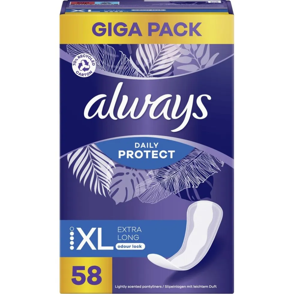 Always Dailies Extra Long Inlegkruisjes