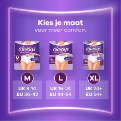 Always Discreet Incontinentiebroekjes