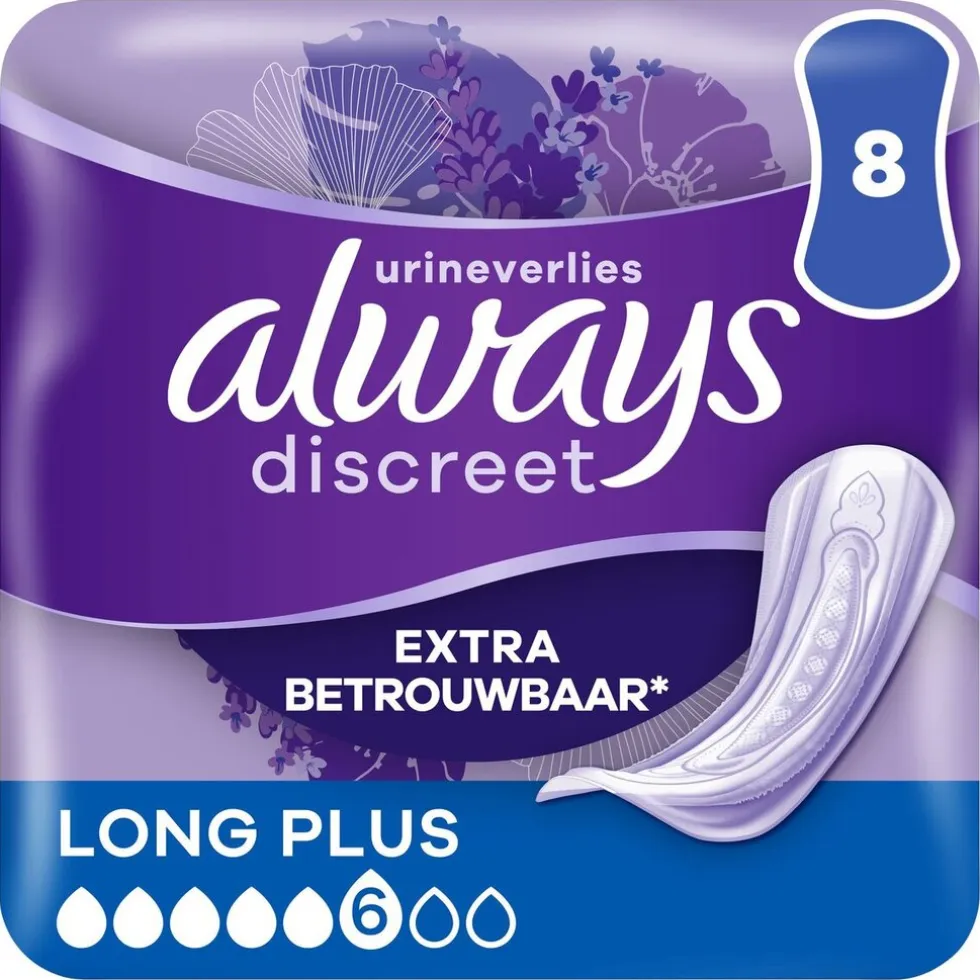 Always Discreet Long Plus Incontinentieverband