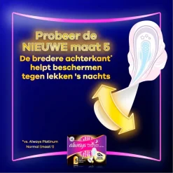 Always Platinum Long Maat 2 Maandverband
