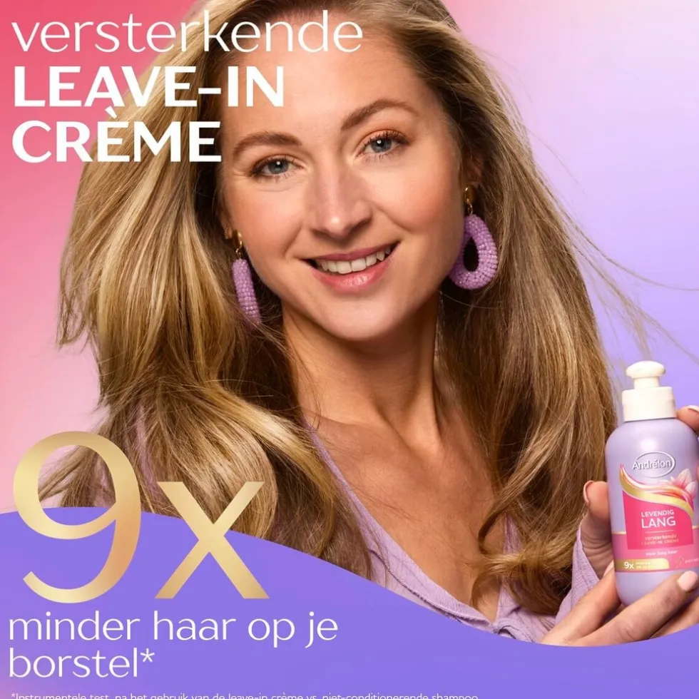 Andrélon Levendig Lang Leave-in Haarcrème