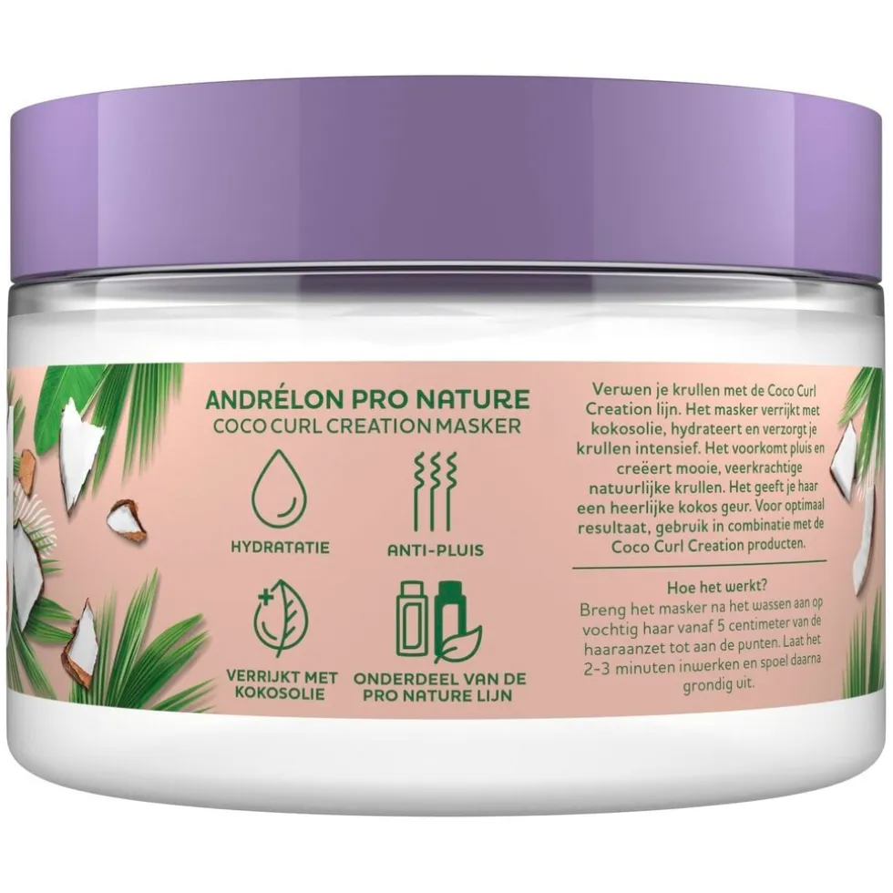 Andrélon Pro Nature Coco Curl Creation Haarmasker