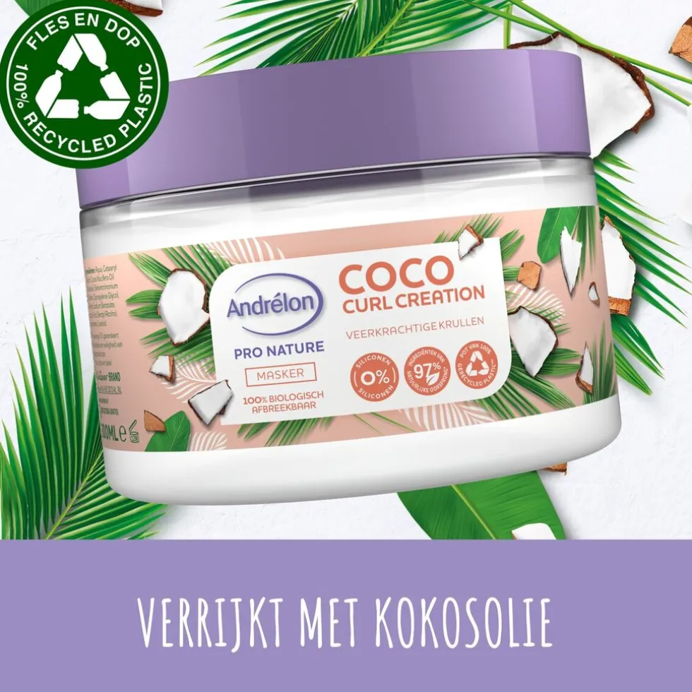 Andrélon Pro Nature Coco Curl Creation Haarmasker
