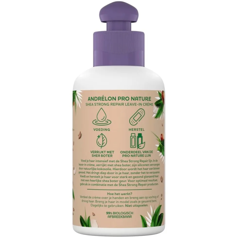 Andrélon Pro Nature Shea Strong Repair Leave-In Crème