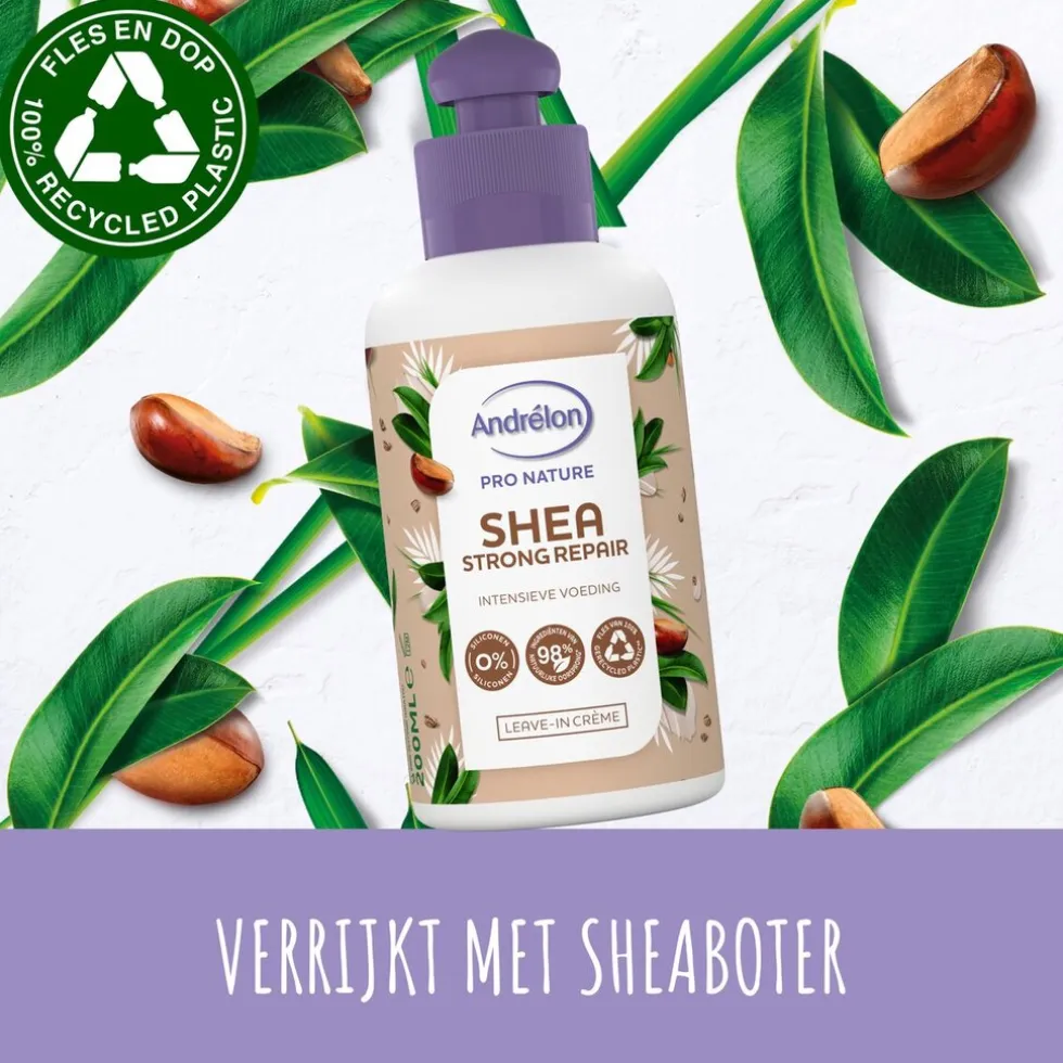 Andrélon Pro Nature Shea Strong Repair Leave-In Crème