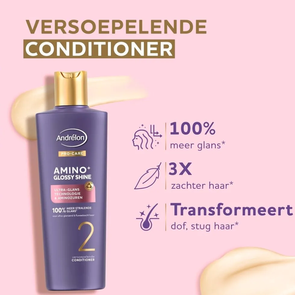 Andrélon Pro-Care Amino+ Glossy Shine Conditioner
