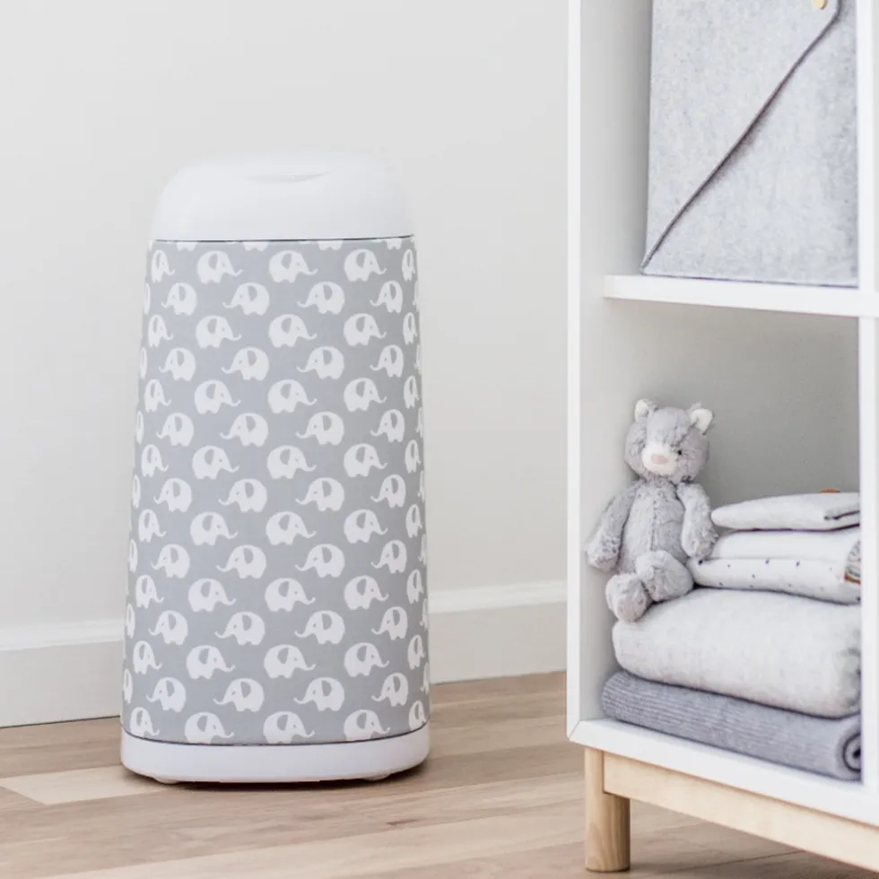 Angelcare Dress Up Grey Elephant Hoes voor Luieremmer