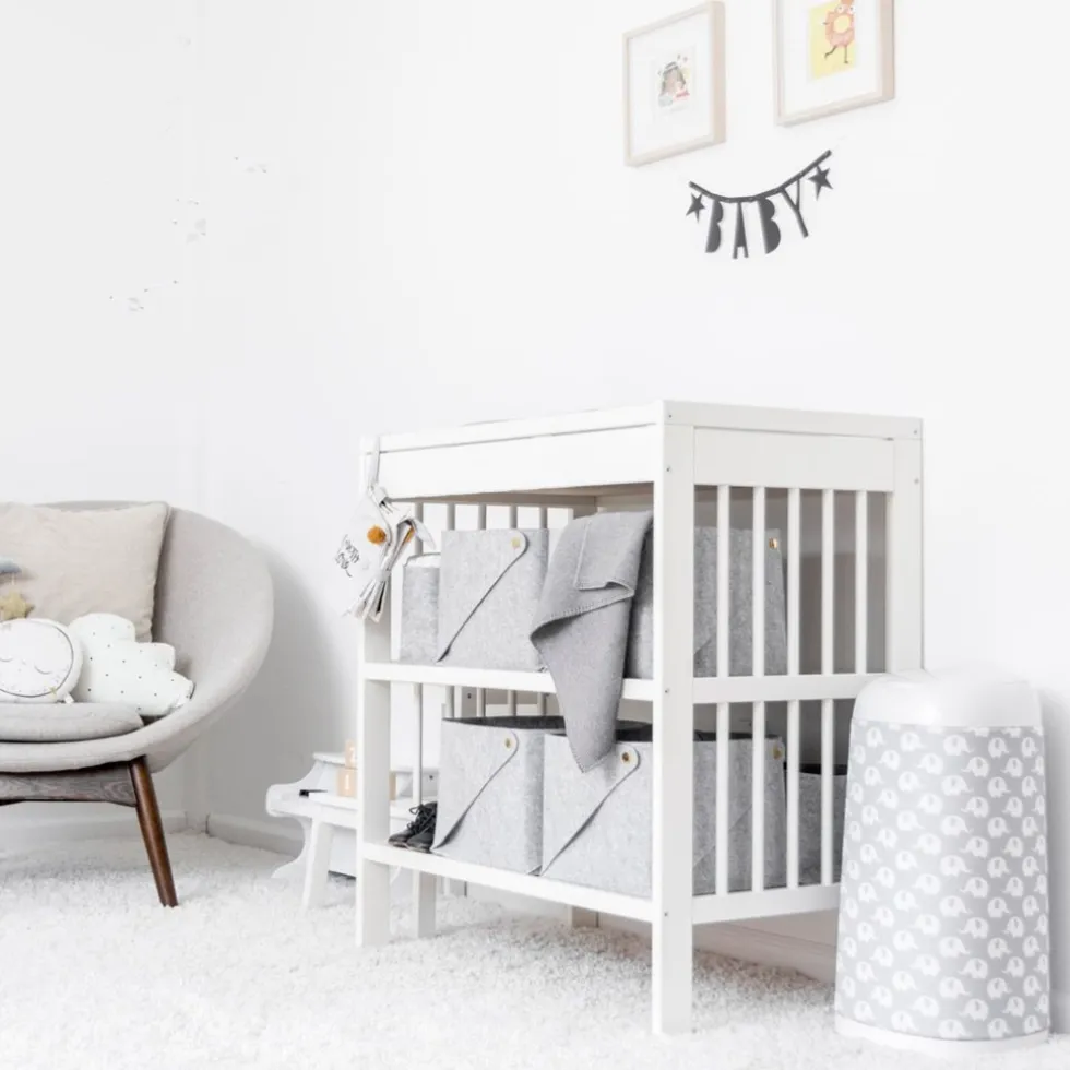 Angelcare Dress Up Grey Elephant Hoes voor Luieremmer