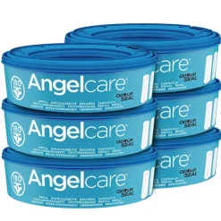 Angelcare Round Navulcasette 6-pack