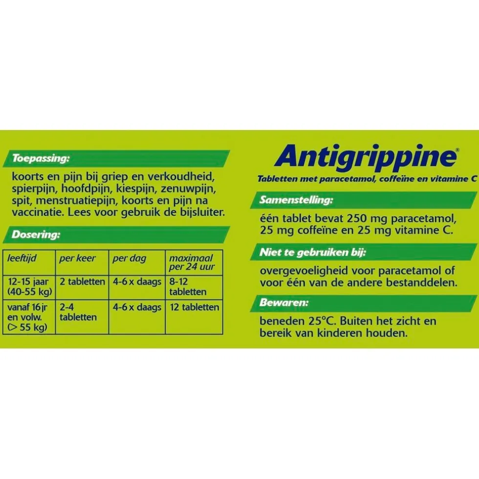 Antigrippine Tabletten
