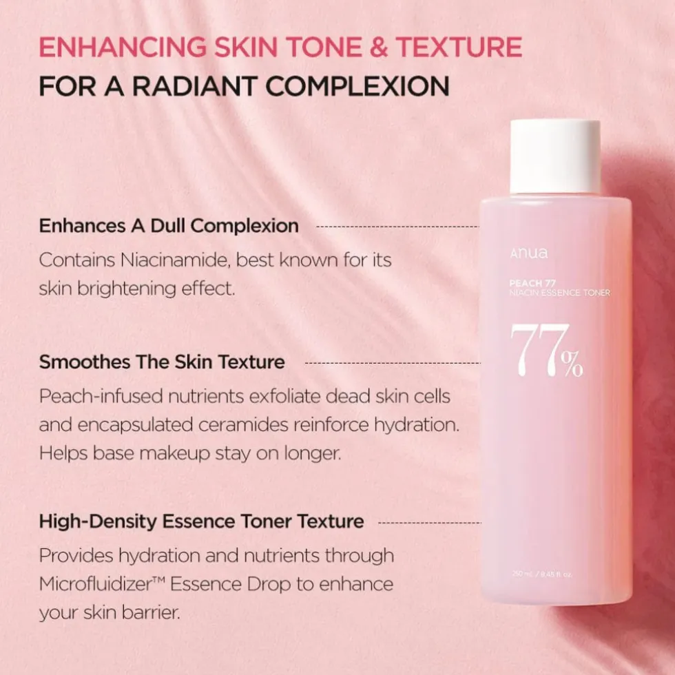 Anua Peach 77 Niacin Essence Toner