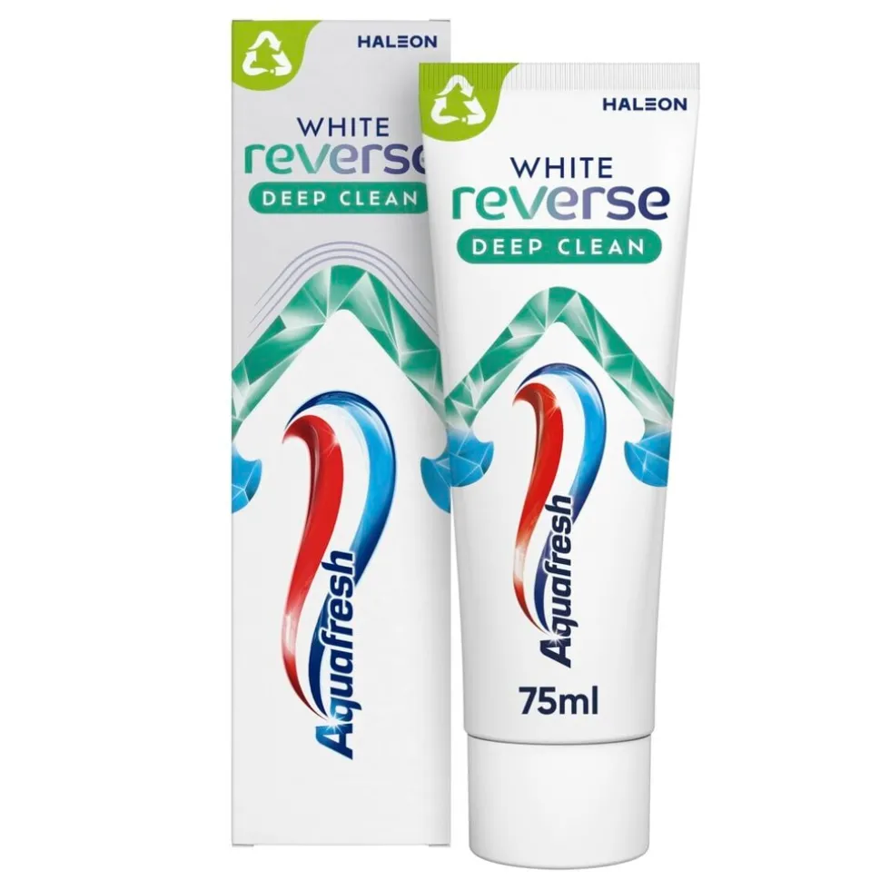 Aquafresh White Reverse Deep Clean Tandpasta
