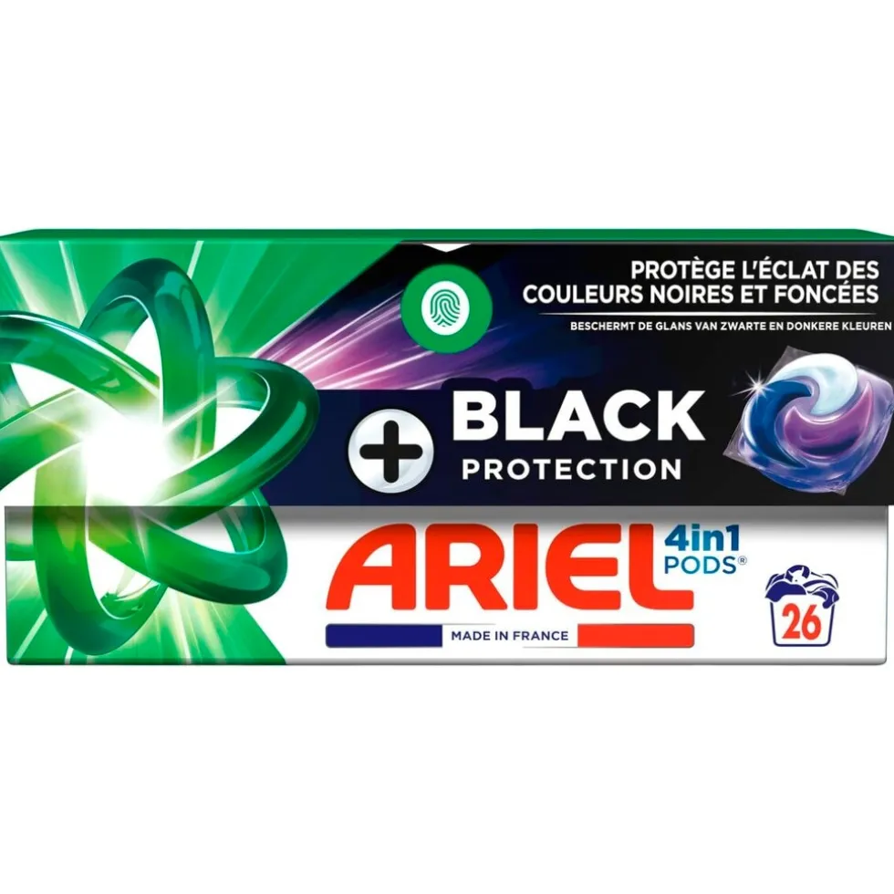 Ariel +Black Protection 4-in-1 Pods