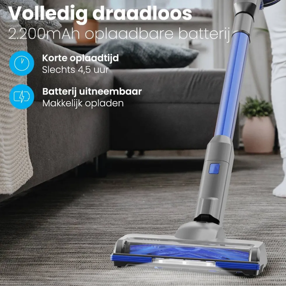 Auronic Draadloze Steelstofzuiger