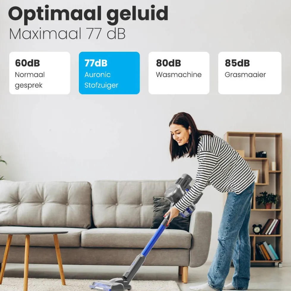 Auronic Draadloze Steelstofzuiger