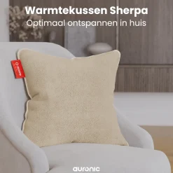 Auronic Sherpa Fleece Warmtekussen 45x45cm