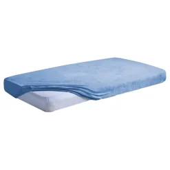 Babymatex Classic Badstof Blauw 60x120 cm Ledikant Hoeslaken