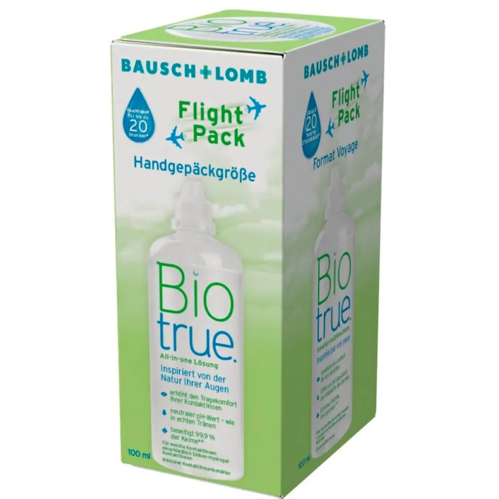 Bausch + Lomb Biotrue Multi-Purpose Solution Lenzenvloeistof Flight Pack