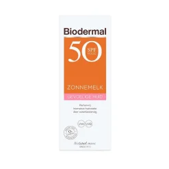 Biodermal Gevoelige Huid SPF50 Zonnemelk