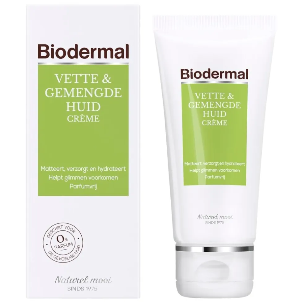 Biodermal Vette & Gemengde Huid Crème
