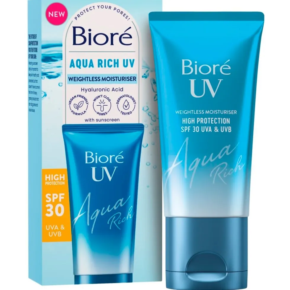 Bioré Aqua Rich Uv SPF 30 Weightless Moisturiser