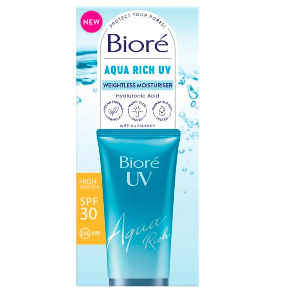 Bioré Aqua Rich Uv SPF 30 Weightless Moisturiser