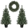 Black Box Trees Kunstkerstboomjes en krans set