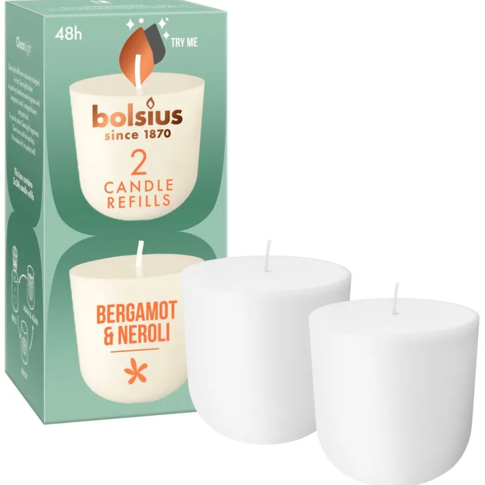 Bolsius Clean Light Bergamot & Neroli Navulling